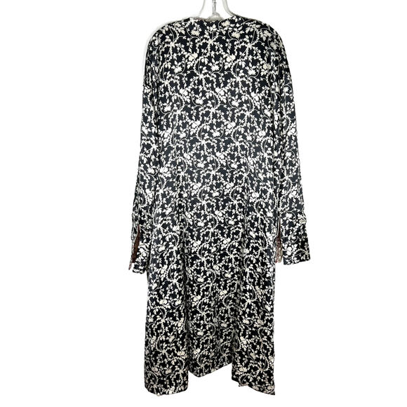 Tracy James Collection Sz M/L Stella Reversible Belted Midi Dress Long Sleeve - Picture 4 of 14